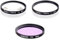 Rhinos Blog 55mm Camera Lens Florescent Lighting Daylight Filter +4 +10 Close Up Filter Bundle For Sony Alpha A33 A35 A37 camera With Sony Alpha SEL1855 18-55mm Lens