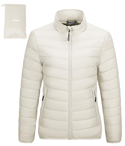 Outdoor Ventures Women's Packable Puffer Jacket Lightweight Quilted Jacket