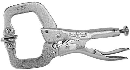 Irwin Vise Grip 4SP Klemm-Gripzange 100mm, C-Form, Spannweite 41mm, bewegliche Backen, T165EL4