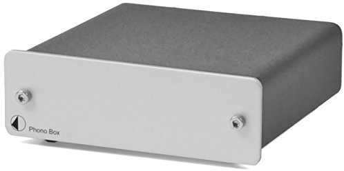 Pro-Ject Phono Box MM/MC Phono Vorverstärker mit Hochpegelausgang silber