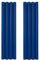 Deconovo Blickdichte Gardinen Vorhang Blickdicht Kälteschutzvorhang Blickdicht, 229x117cm(HöhexBreite), Königsblau, 2er Set