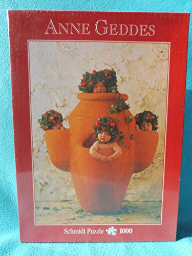 Schmidt Spiele - Anne Geddes, Erdbeertöpfchen, 1000 Teile Puzzle