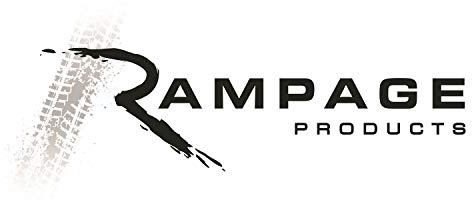 RAMPAGE PRODUCTS Rampage Rear Tailgate Tire and Brake Light Extender | Steel, Black | 86616 | Fits 1987 - 1995 Jeep Wrangler YJ, and 1997 - 2006 Jeep Wrangler TJ