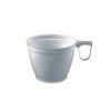 300 Einweg Kaffeetasse weiß mit Henkel 180ml aus Kunststoff Einweggeschirr