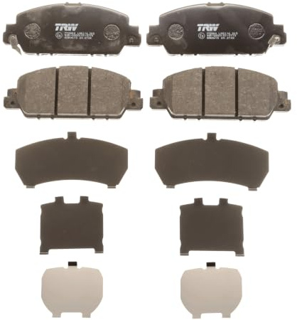 TRW GDB3615 Brake Pad Set of 4 Compatible for Honda HR-V SUV (RU) 2014 - Front Axle and Other Vehicles