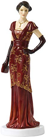 Royal Doulton Downton Abbey-Lady Mary 24cm Burgundy, Fine Bone China, 24
