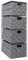 EHC Woven 4 Drawer Storage Unit Cabinet For Bathroom, Bedroom - Grey