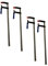 Lot de 4 serre-joints 1000 x 120 mm