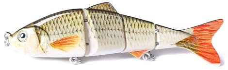 aoory Wobbler Jerkbait 120Mm Rotauge Köder Für Hecht Barsch Zander Forellen Angel Köder
