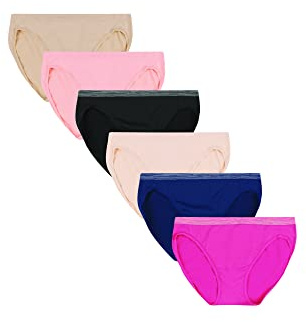 Hanes Women's Comfort Flex Fit Seamless Bikini Panty (Pack of 6)