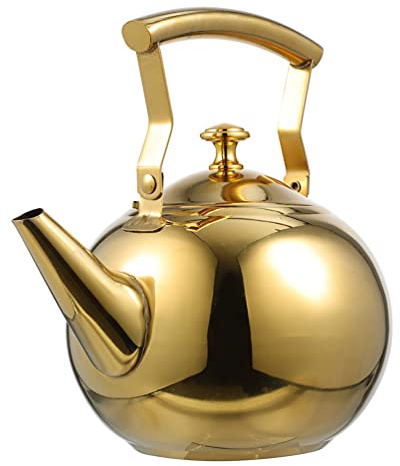 Pot Kettle Chocolate Boiling Tea Boiler Stainless Steel Coffee Filter Teteras Para Hervir Agua Gooseneck Electric Beer Jug Water Stove Stainless Steel Coffee Mug Heater Mini Woman