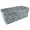 Jardinera Rectangular NICHO Jarrón Copa florero Cementerio símil mármol 1 Esponja (Gris Claro, 27 X 14 X 10 CMS (Alta Y Recta))