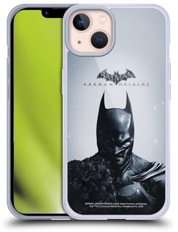 Head Case Designs Offizielle Batman Arkham Origins Poster Schluessel Kunst Gel Handyhülle Hülle [Militärischer Schutzgrad] Kompatibel mit Apple iPhone 13