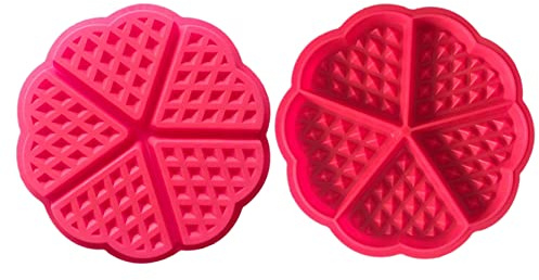 Anawakia Waffelform Silikonbackform Mit Guter Antihaftbeschichtung Silikon Waffeln (2 Stück)