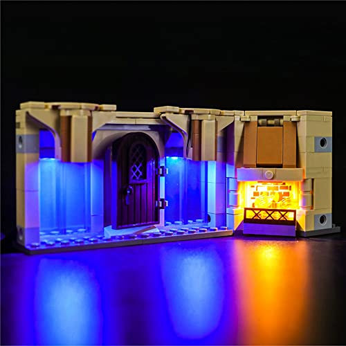 GEAMENT Licht-Set Kompatibel mit Lego Harry Potter Der Raum der Wünsche auf Schloss Hogwarts (Hogwarts Room of Requirement) - Beleuchtungsset für 75966 (Modell-Set Nicht enthalten)