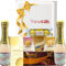 Pink Champagne Gift Set - Rose Pink Champagne, Chocolate, Biscuits, Wafer Rolls - Wine Gift Set, Birthday Hampers for Women, Chocolate and Wine Hamper Gifts for Women
