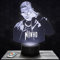 Nachttischlampe - Touch-Nachtlicht Rapper Ninho 3D-LED-Lampe Illusion, Geschenkidee Weihnachten Geburtstag Junge und Mädchen Nachttischlampe Kinder- oder Erwachsenenzimmer