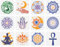 FINGERINSPIRE 12 Stück Heilige Geometrie Schablone 15x15cm Mandala Schablone Plastik Yoga Lotus Blumen Lebensbaum Hamsa Hand Sonne Mond Muster Schablone Wiederverwendbare für Haus Wand Boden Dekor