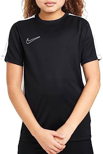 Nike Unisex Kinder Df Acd23 T-Shirt, Black/White/White, M EU