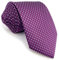 S&W SHLAX&WING Cravates pour Homme Dotty Violet à Pois Bleus Cravate Extra Longue 160cm