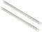 2 Stück Dreikantmaßstab Lineal 30 cm,transparent,Dreieckiges Lineal