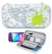 YOUSHARES Etui Switch Splatoon 3 pour Nintendo Switch & Switch OLED,Pochette de Transport Nintendo Switch OLED,Housse Transport Rigide Switch,Sacoche Protection de Voyage pour Console Switch,Blanc