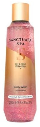 Sanctuary Spa lily & rose Lotion, Cream, Body Butter, Body Scrub or Body Wash (Sanctuary Spa Lily & Rose Body Wash 250ml)