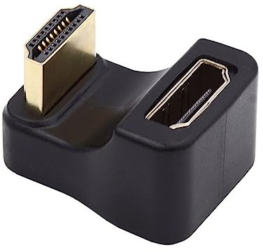 chenyang Adaptateur convertisseur HDMI mâle vers HDMI femelle 8K @ 60 Hz 4K @ 120 Hz 180 degrés vers le haut