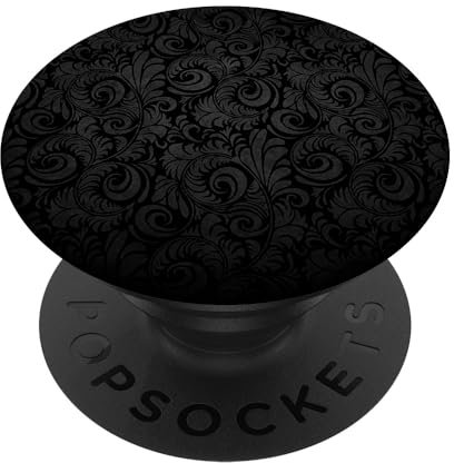 Black Pop Socket for Phone Expanding Kickstand Black PopSockets Adhesive PopGrip