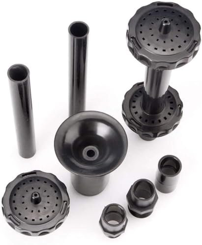 RUIAN Springbrunnen Teichdüsen, Solar Springbrunnen Wasserspiel Teichpumpe Zubehör Springbrunnen Düsen Ersatzteile Set für Garten/Aquarium (2 Schichten)