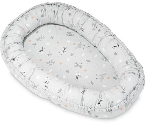 Julius Zöllner Kuschelnest NIDO ca. 80/55/10 Savanne grau