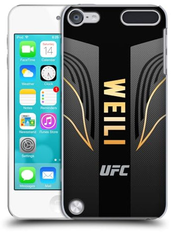 Head Case Designs Offizielle UFC Kampfausrüstung Zhang Weili Harte Rueckseiten Handyhülle Hülle Huelle kompatibel mit Apple iPod Touch 5G 5th Gen