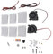 3D-Drucker-Kohlefilter-Set, Nachfüllbar, Schnelle Reinigung, Langlebiger Aktivkohlefilter mit Ventilatoren, Zubehör für R2