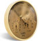 Barometer 3 in 1 5,2 Zoll Barometrisches Manometer Mechanisches Wetterbarometer Mit Loch Zum Aufhängen Klar Skaliertes Barometer Thermometer Hygrometer Wetterstation Gold