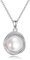 POPLYKE Perlenketten Damen 925 Sterling Silber Einzelne Perlenkette Perlenanhänger 8mm Perlenschmuck Geschenke für Mom Wife