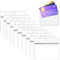 Fc'Noqgn 10 pièces Porte-Cartes Transparent, Badge en Plastique Transparent, Porte-Badge imperméable, Porte-Carte d'identité, Carte d'étudiant, Carte de Visite, Carte de Bus, Exposition