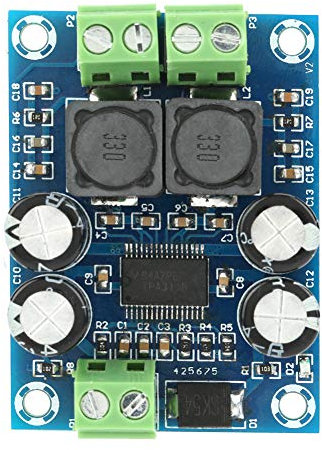 Respicefinem XR-M311 Mini TPA3118 Amplifier Board 60W Mono Digital Audio Power Amplifier DC 10-24V High Efficiency Class D Module Portable Speakers