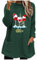 Sweater Weihnachten Damen Lustige Pullover Weihnachts Oberteile Lässiges Sweatshirt für Damen Leichte Freizeithemd Große Größen Shirt Christmas Shirt Damen Weihnachtspullover Lustig Damen