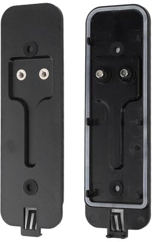 Plastic Video Doorbell Backplate, Replacement Back Plate Set with Mount Accessory for Blink Video Doorbell (Black)