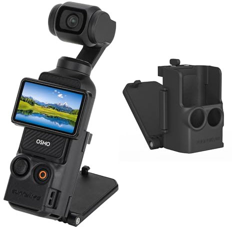 EZLINEOK Magnetic Mount Stand Compatible with DJI Osmo Pocket 3, Multifuctional Magnetic Mount Camera Desktop Base Stand Holder Expansion Adapter Mount Bracket，DJI OSMO Pocket 3 Accessories