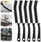 Jsdoin fugenbürste Pack of 5 Hard Bristles Corner Cleaning Brush, Joint Brush, Gap, Joint Cleaning Brush, Bathroom for Tile Floors, Kitchen, Bathroom