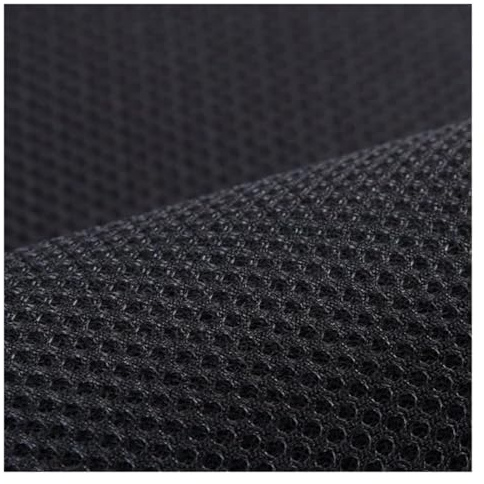 Akustikstoff,Lautsprecher Stoff 160x200cm/160x45cm 3D Atmungsaktives dreilagiges Lautsprechernetzgewebe for Stereo-Gittergewebe Staubdichter Audiostoff Autositzbezug(Schwarz,160x200cm-pre cut)