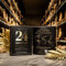 24 DAYS OF RUM Cadeau Fête Box Black Edition 41,3% Vol. 24x0,02l Coffret 2 verres