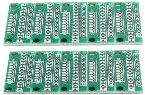Enwye 10 STÜCKE 12Pin 3Row 36Loch 1,27mm 2,0mm 2,54mm Pitch Terminal Block Adapter Board für Drahtlose Modul verbindung