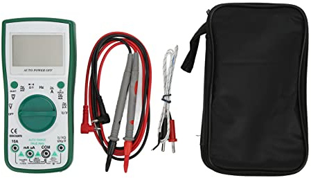 Digitaler Multimeter-Tester, automatische Bereichswahl, hochgenaues Multimeter mit Überlastschutz, 10 A Strom, 6000 UF, Kapazitätsmessung für Elektriker, Ingenieure, Techniker,