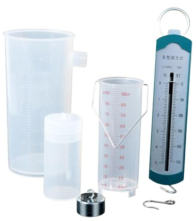 MERIGLARE Experimentierkasten Zum Archimedischen Prinzip, Auftriebs Experimentierkasten, Überlaufbecher, Physik Lehrmittel, Mechanik Experimentierkasten, PP Mat, Stil A