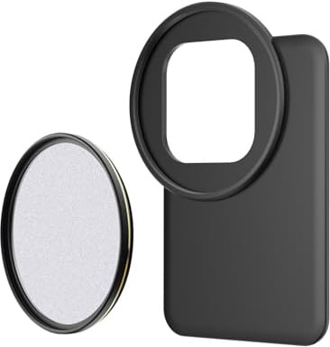 Handyhalterung mit 67 mm 2 schwarzen Diffusionen, für 15 Pro 14 13 12 kompatible ND CPL-Filter, leichter ABS-PC-Halter