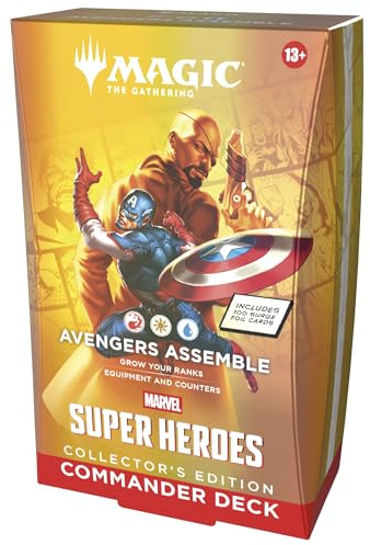 Magic: The Gathering | Marvel Super Heroes Collector’s Edition Commander-Deck – Avengers, sammeln! (Englische Version)