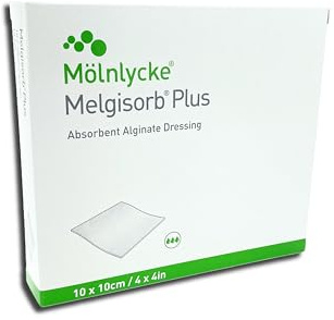 Mölnlycke Melgisorb Plus 10x10cm, Alginat-Kompresse (10-er pack)