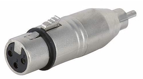 DAP Adapter XLR Female/Cinch Male